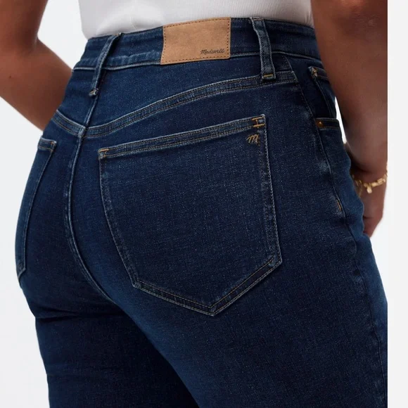 Madewell The Curvy Perfect Vintage High Rise Blue Jeans